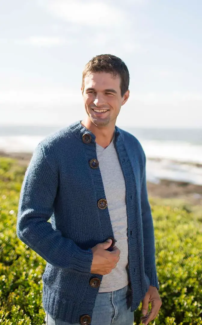 Men's cardigan